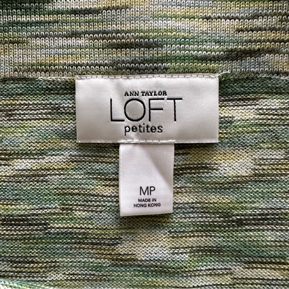 Y2K VTG tube top tie front green Ann Taylor LOFT petites 90s 2000s strapless MP - Picture 3 of 8